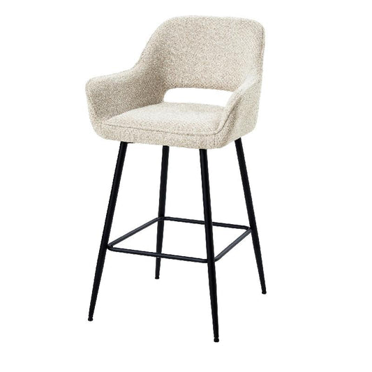 Fallon Lage Barkruk Opulence Set van 2 Stuks Beige 95x60x54 cm