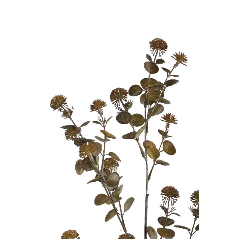 Leaves Plant Groen Eucalyptus Spray Met Vruchten - Set van 12 87x50x30 cm