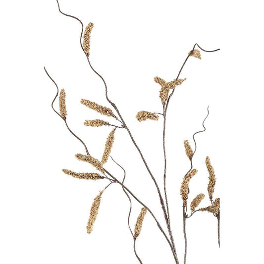 Twig Plant Lichtbruin Amaranthus Spray - Set van 6 121x62x40 cm