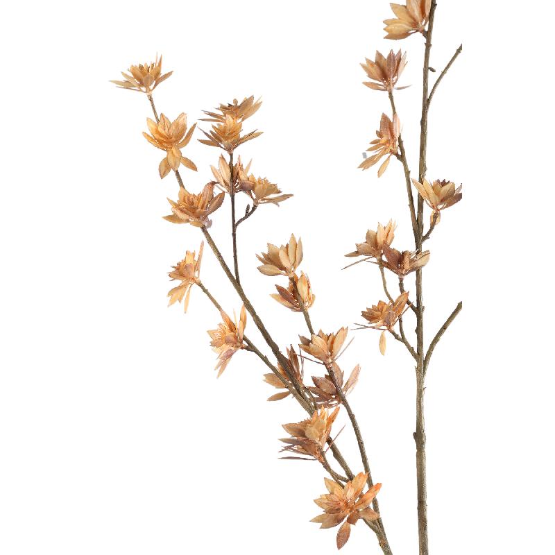 Garden Flower Lichtbruin Droge Chrysant Set Van 6 Stuks 108x61x38 cm