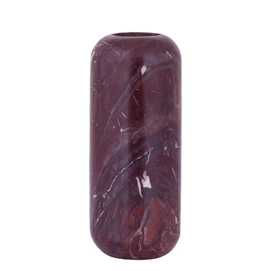 Eris Bourgondische Marmeren Kandelaar L 19x7.5x7.5 cm