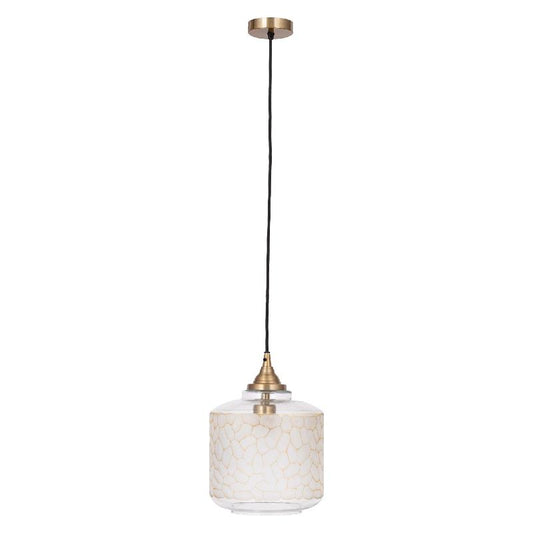 Nore Helder Geslepen Glazen Hanglamp Klein 25x20x20 cm
