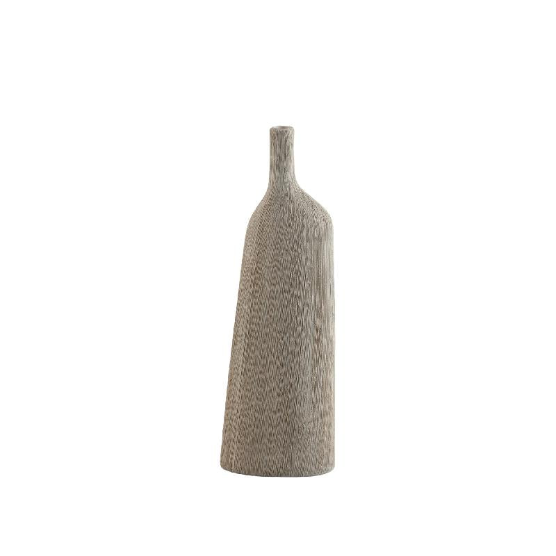 Clyde Khaki Keramische Fles Onregelmatige Vorm Set van 4 41x14x7 cm