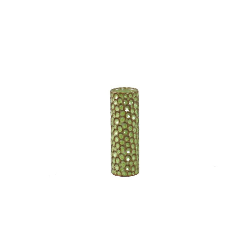 Mayron Groen Keramische Ronde Vaas Bubbelpatroon S Set van 12 Stuks 15x5x5 cm