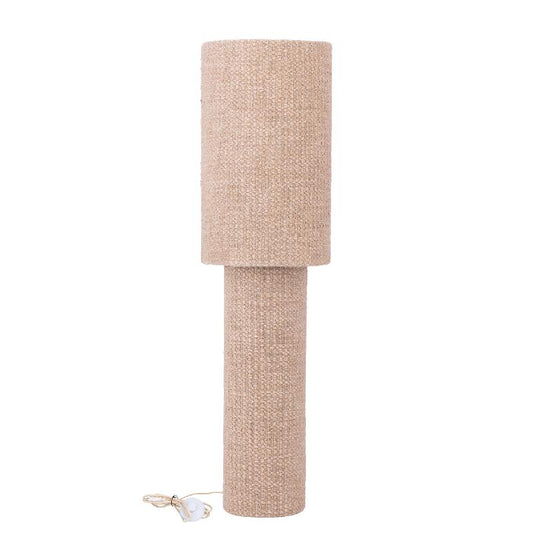 Devi Taupe Staande Lamp met Ronde Voet 109x29x29 cm