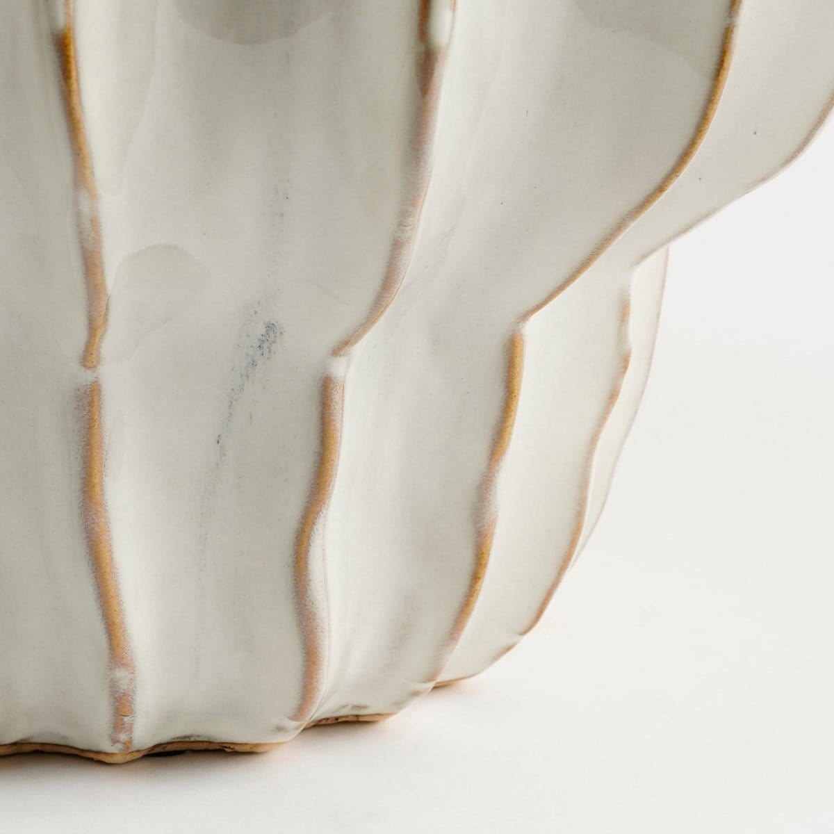 Mica Decorations Altea Vaas - H28 x Ø24,5 cm - Keramiek - Off White