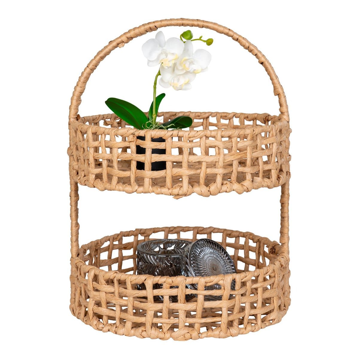 House Nordic ApS Anadia Tray - Dienblad, papier, naturel, ø29x39 cm