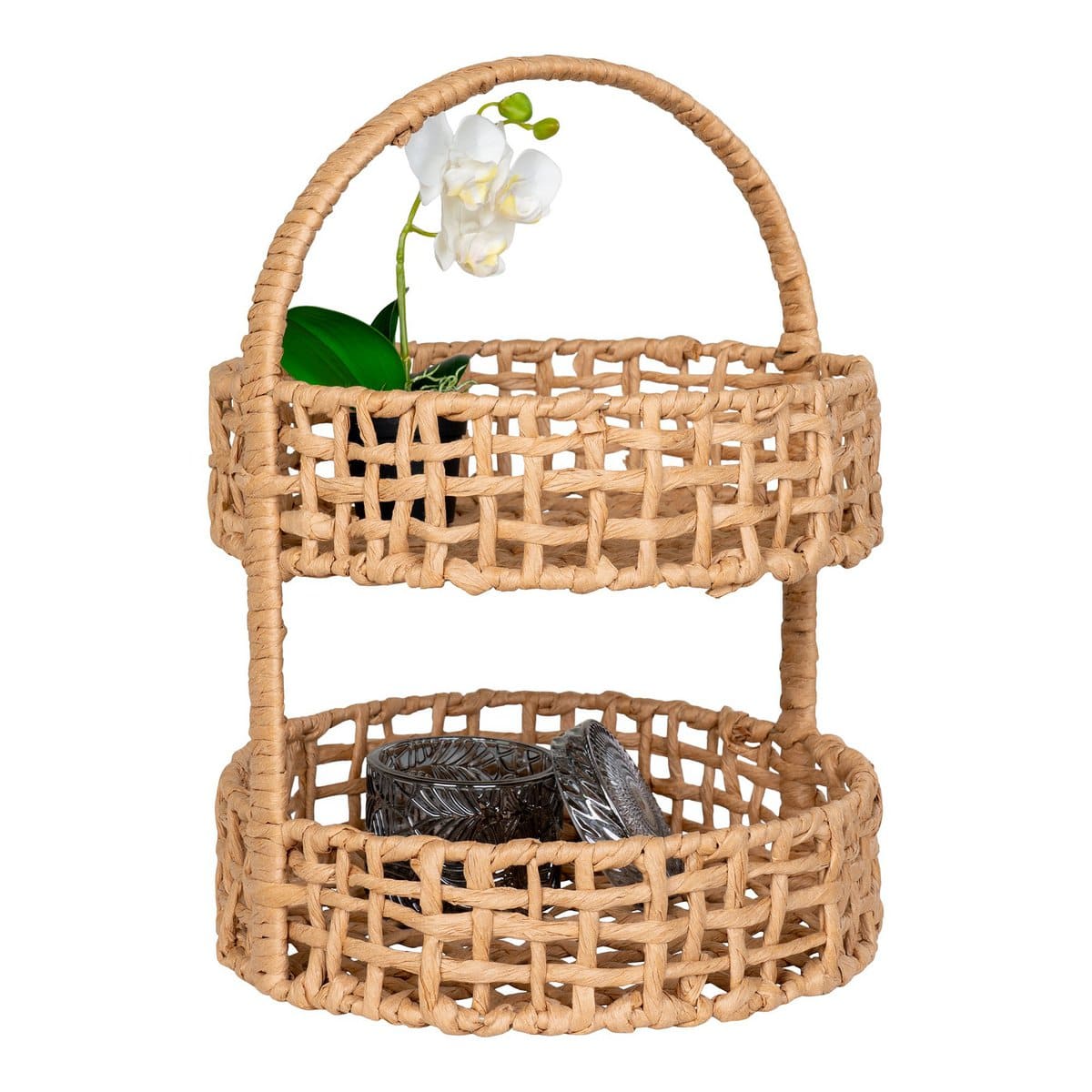 House Nordic ApS Anadia Tray - Dienblad, papier, naturel, ø29x39 cm