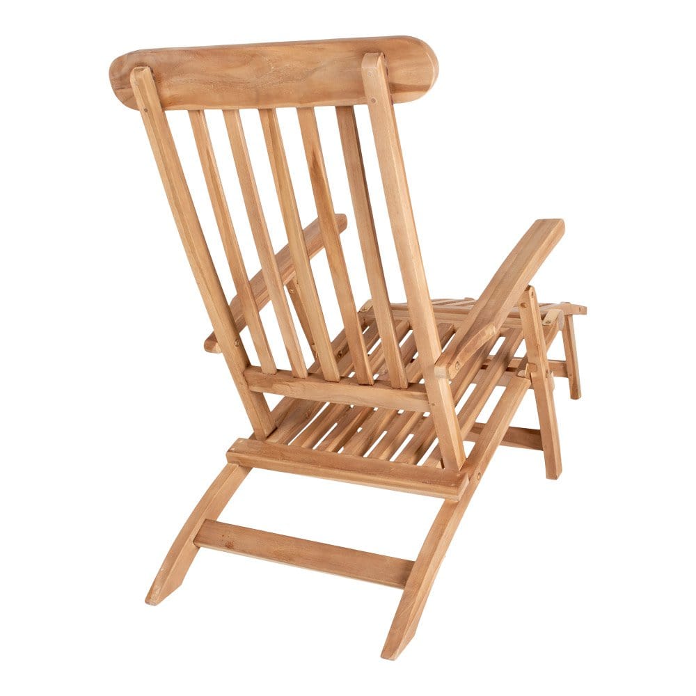 House Nordic ApS Arrecife Teak ligstoel - Ligstoel in teak. Verstelbare rugleuning met 4 standen