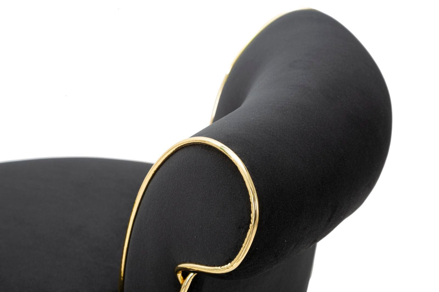 Mauro Ferretti BAR STOOL LUXY BLACK CM 46X48X96