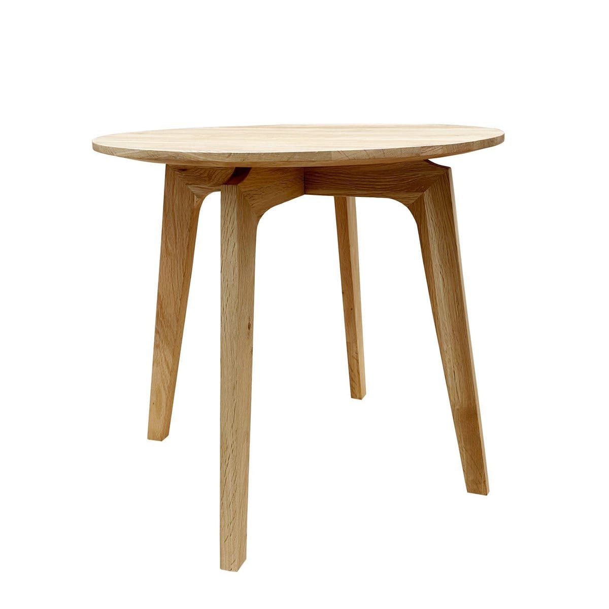 Home Delight B.V. Bijzettafel Lowen rond naturel eiken Ø50x44