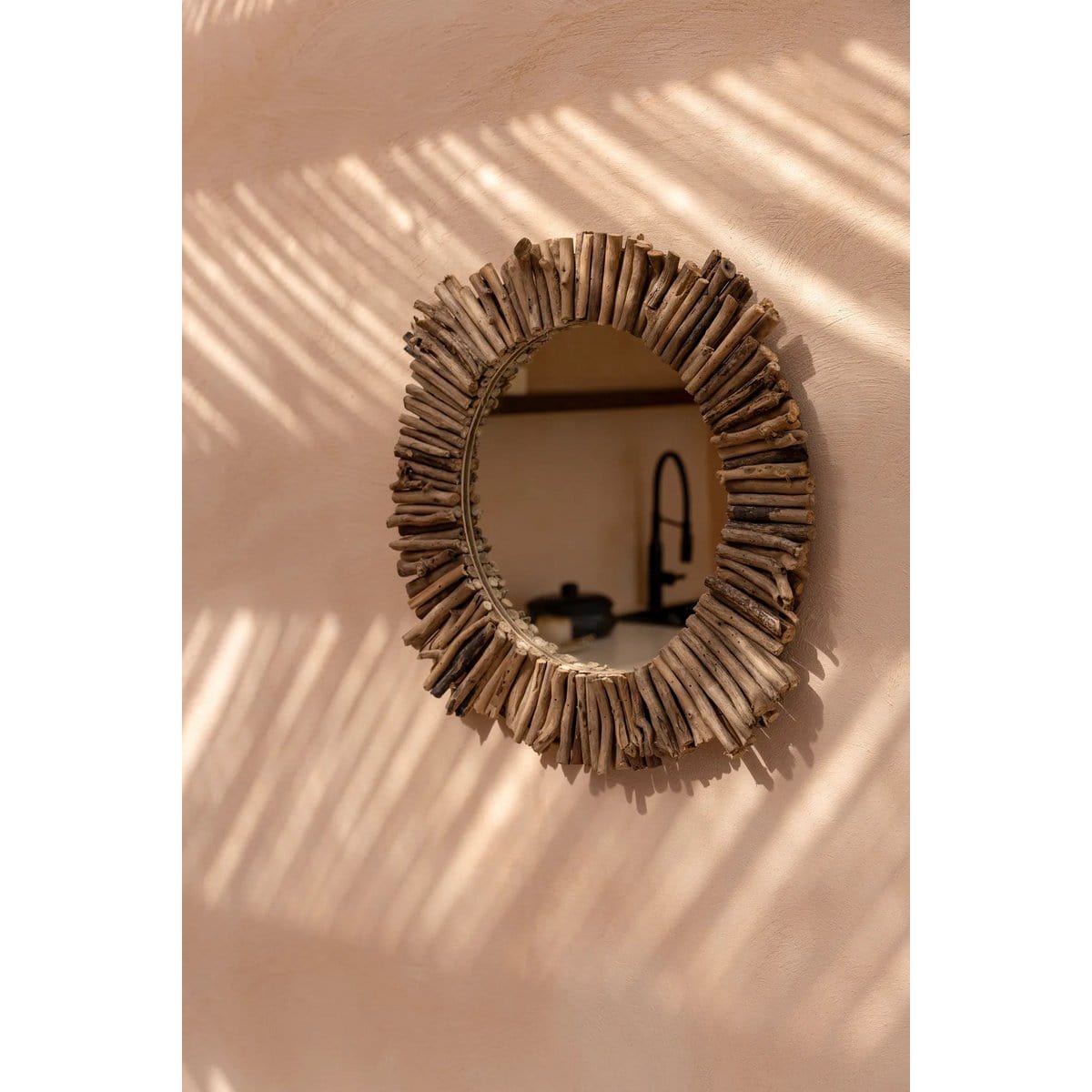 Bazar Bizar De Driftwood Halo Spiegel - Naturel - M