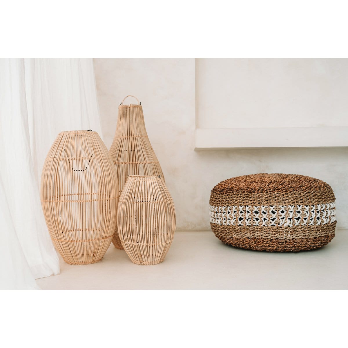 Bazar Bizar De macrame-poef