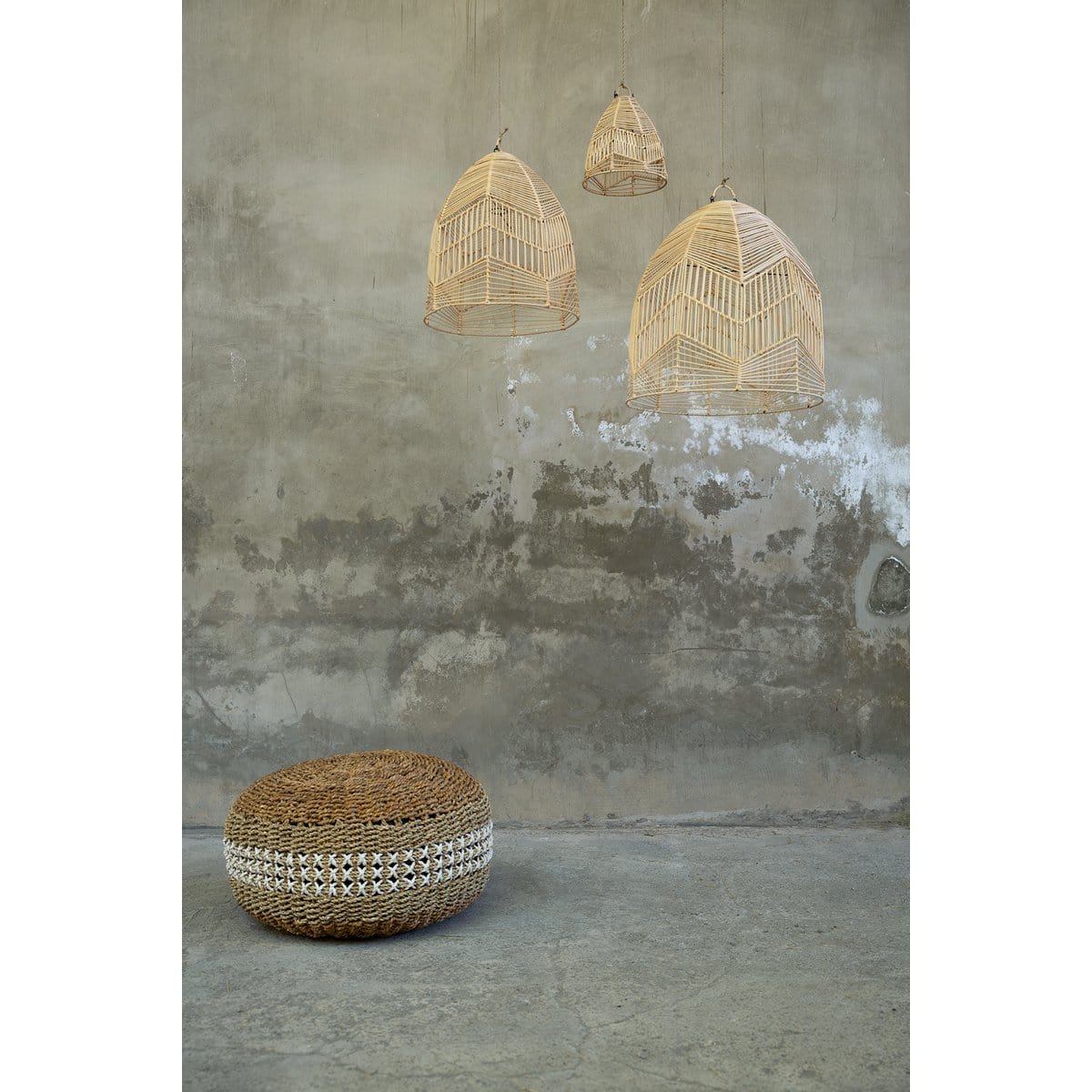 Bazar Bizar De macrame-poef