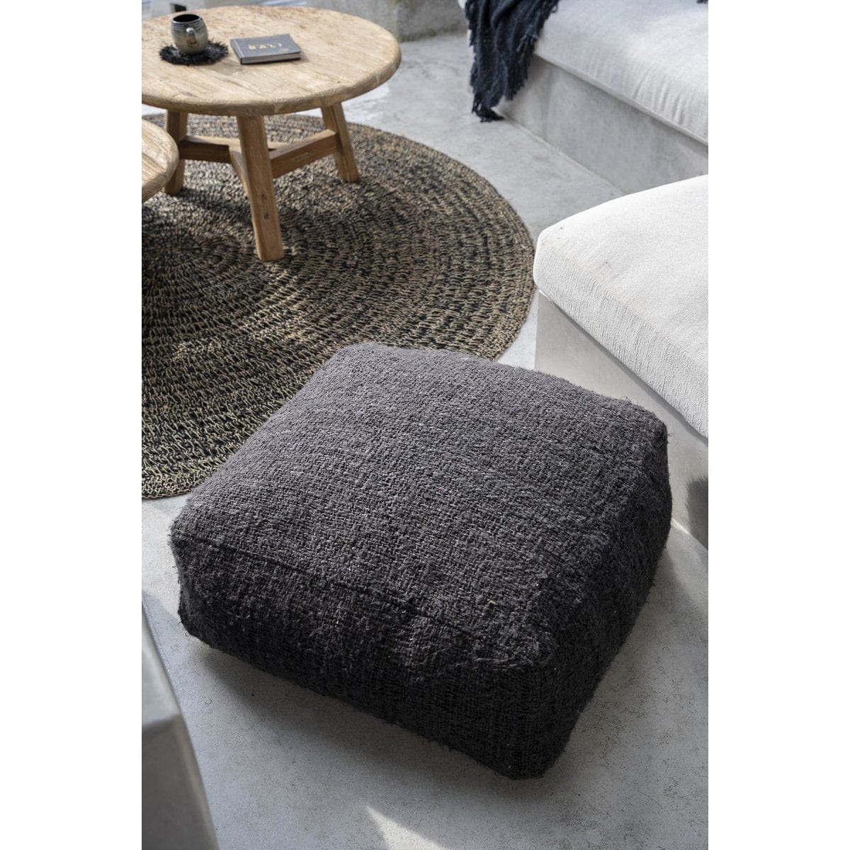 Bazar Bizar De Oh My Gee Poef - Zwart Navy
