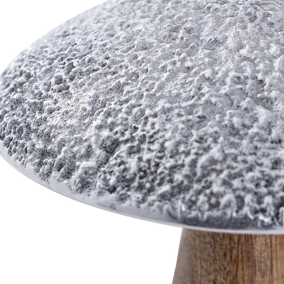 Voglrieder kreatives Wohnen Decoratieve figuren set van 2 paddestoelen H20/12x13/9cm standaard Masterbox 12x 2-delig mangohout