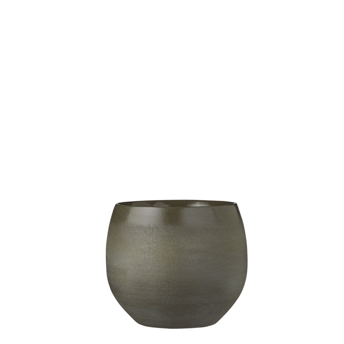 Mica Decorations Douro Bloempot - H18 x Ø20 cm - Terracotta - Groen