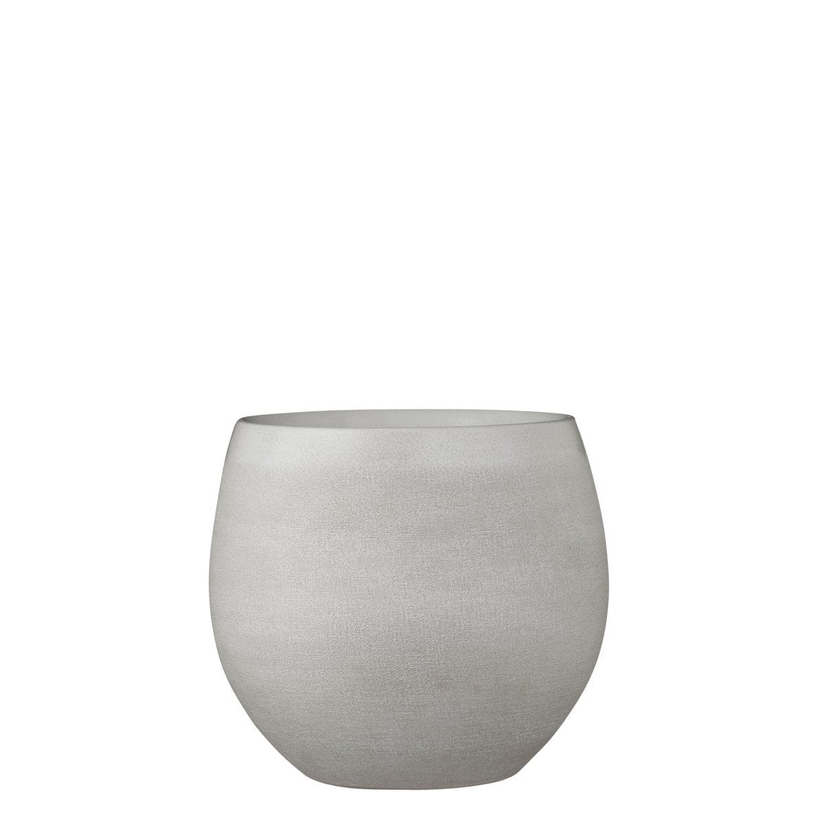 Mica Decorations Douro Bloempot - H20 x Ø23 cm - Terracotta - Off White