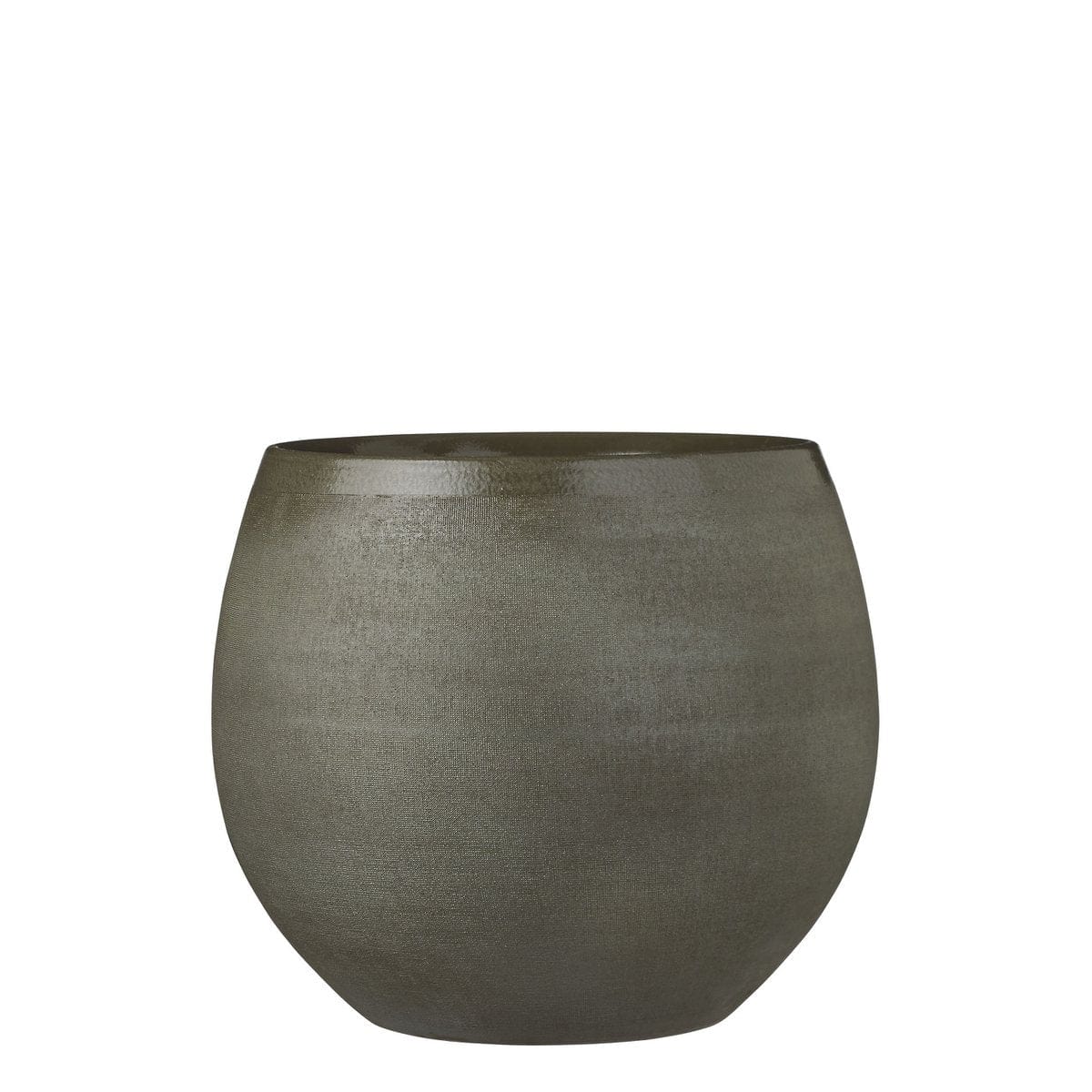 Mica Decorations Douro Bloempot - H25 x Ø29 cm - Terracotta - Groen