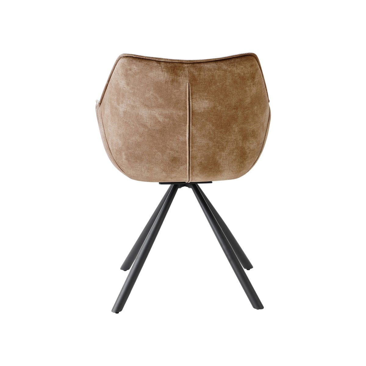 Criks Design Draaibare Eetkamerstoel met armleuning Amber Beige - Taupe - Set van 2