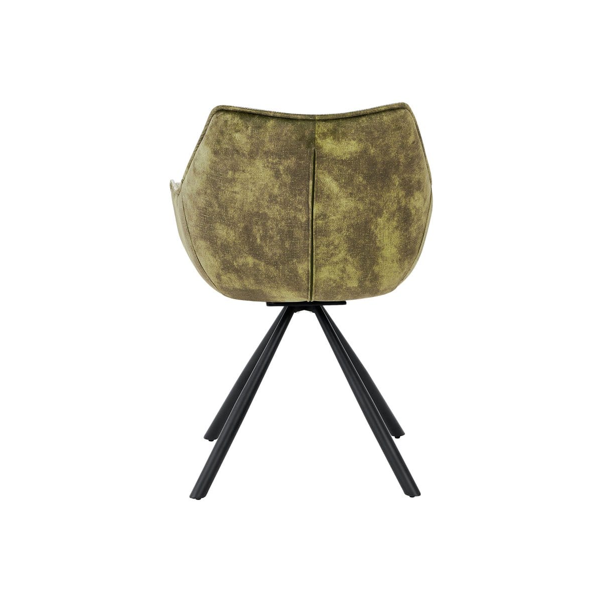 Criks Design Draaibare Eetkamerstoel met armleuning Amber Taupe - Groen - Set van 2