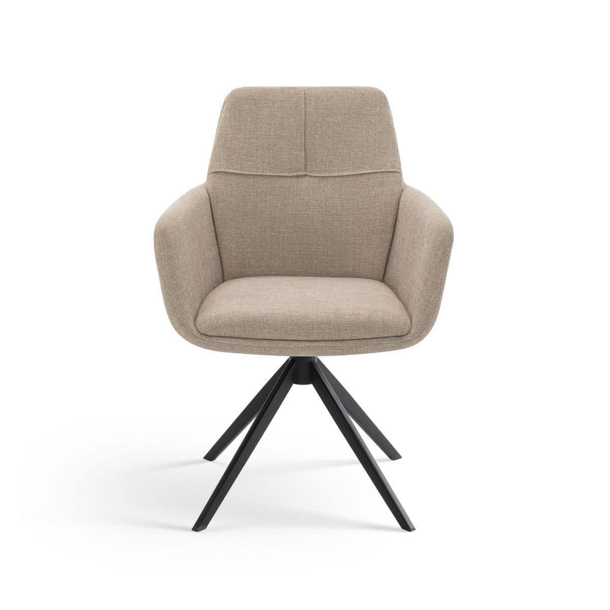 Criks Design Draaibare Eetkamerstoel Milou met armleuning Beige