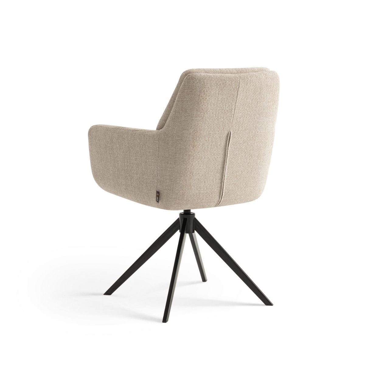 Criks Design Draaibare Eetkamerstoel Milou met armleuning Beige
