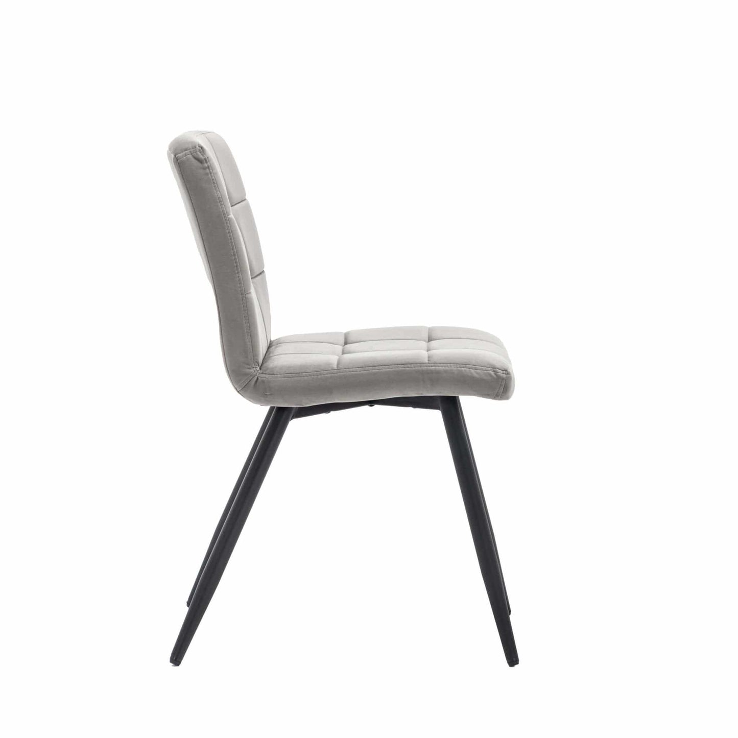 Criks Design Eetkamerstoel Collin velvet grijs