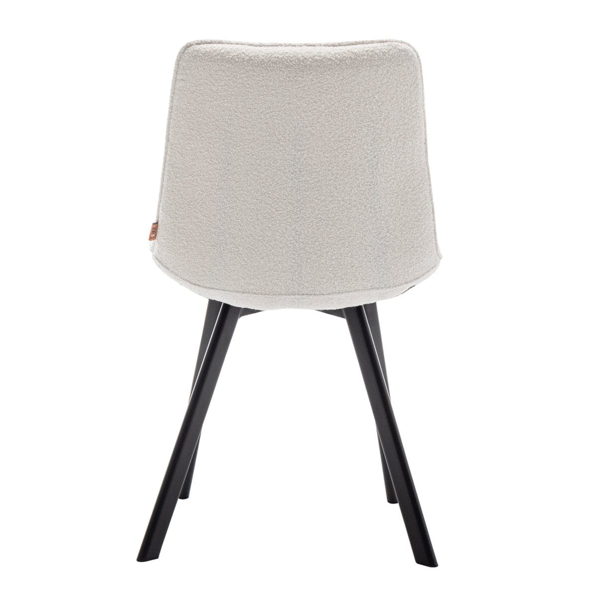 Criks Design Eetkamerstoel Felix Boucle Creme Set van 2