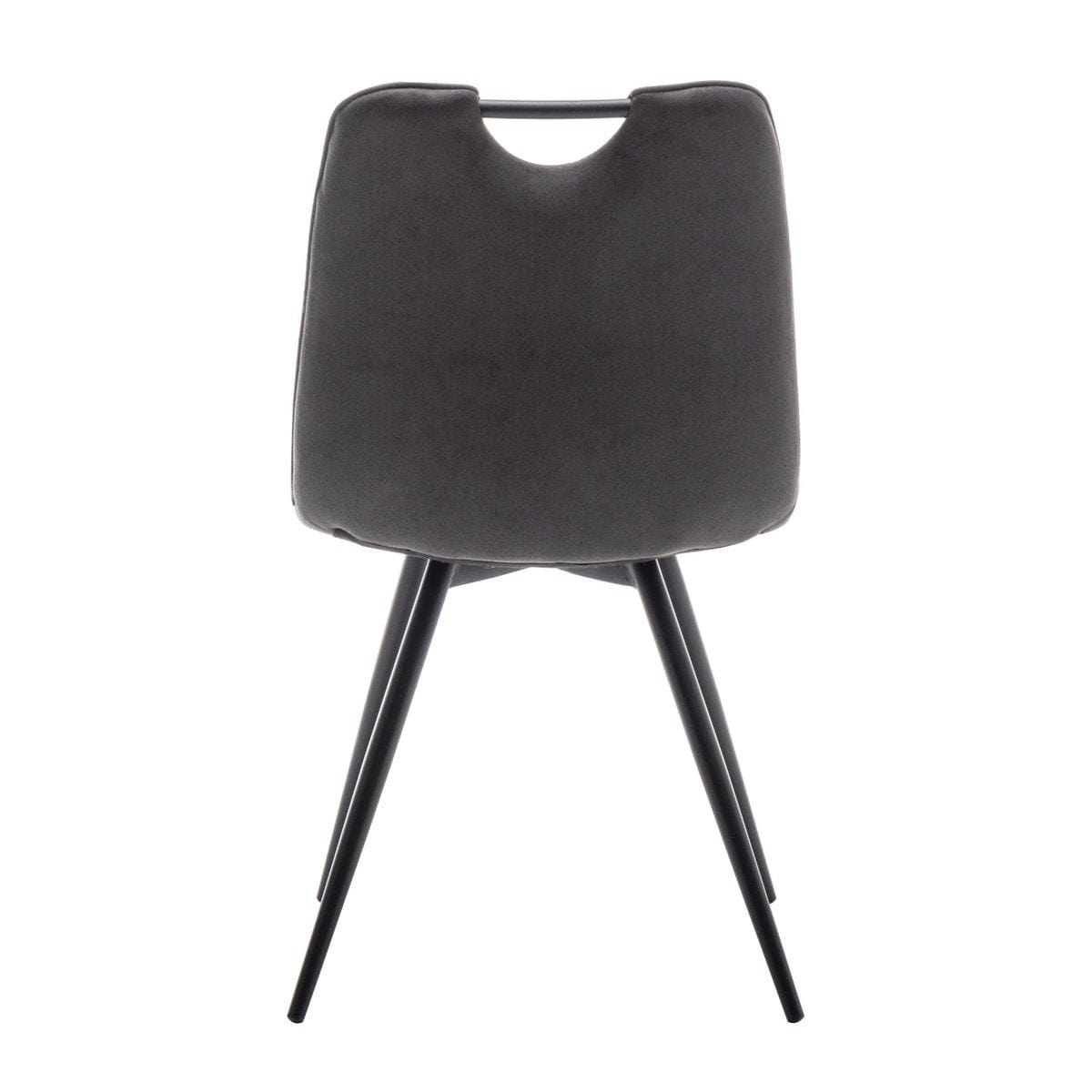 Criks Design Eetkamerstoel Leon Microvezel Antraciet Set van 2