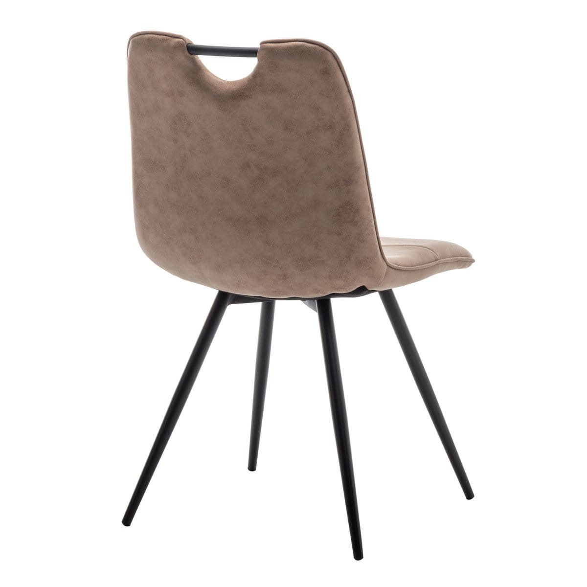 Criks Design Eetkamerstoel Leon Microvezel Taupe Set van 2