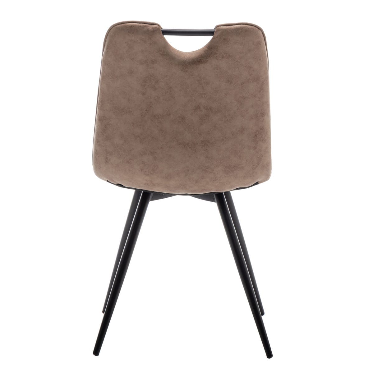 Criks Design Eetkamerstoel Leon Microvezel Taupe Set van 2