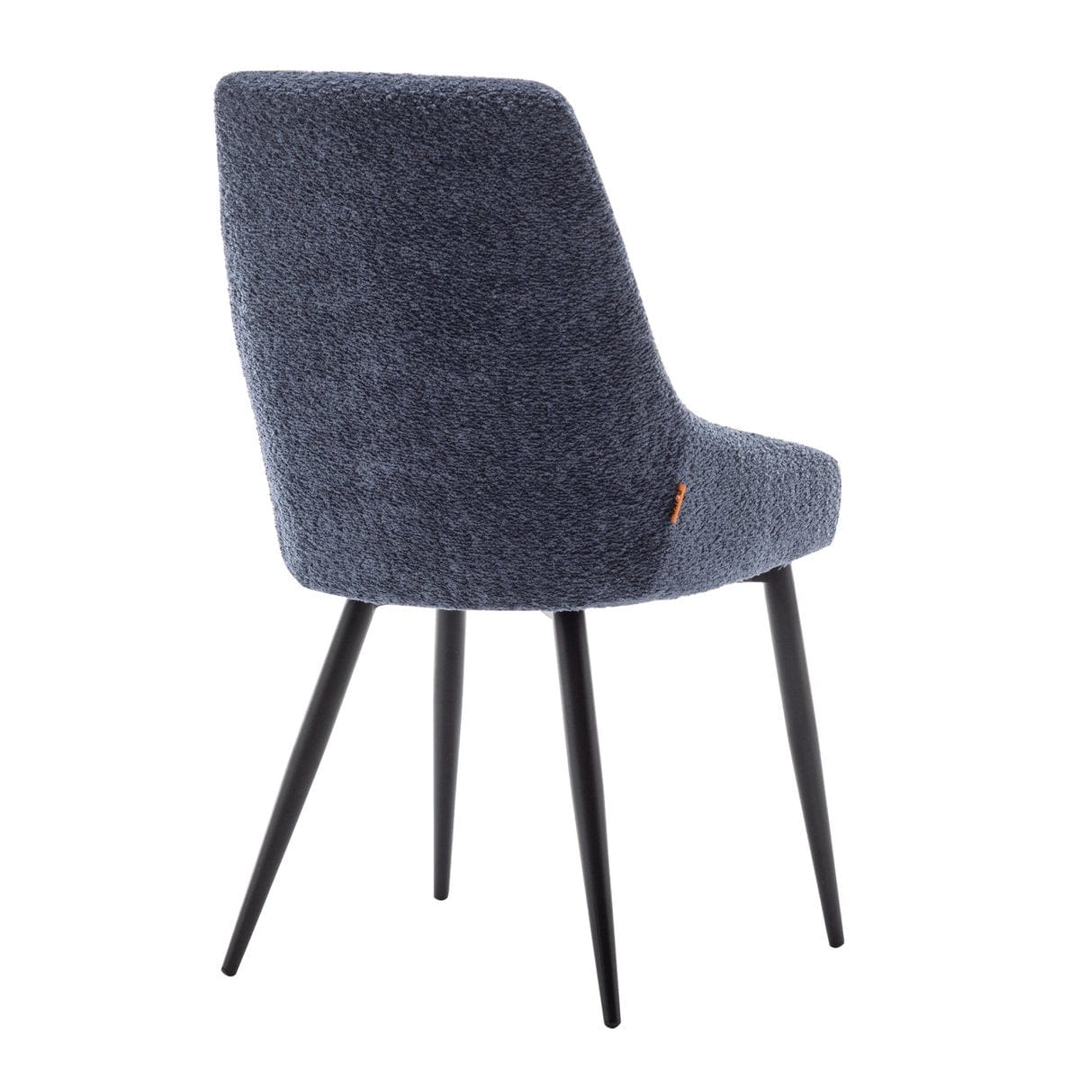Criks Design Eetkamerstoel Oscar Boucle Blauw Set van 2