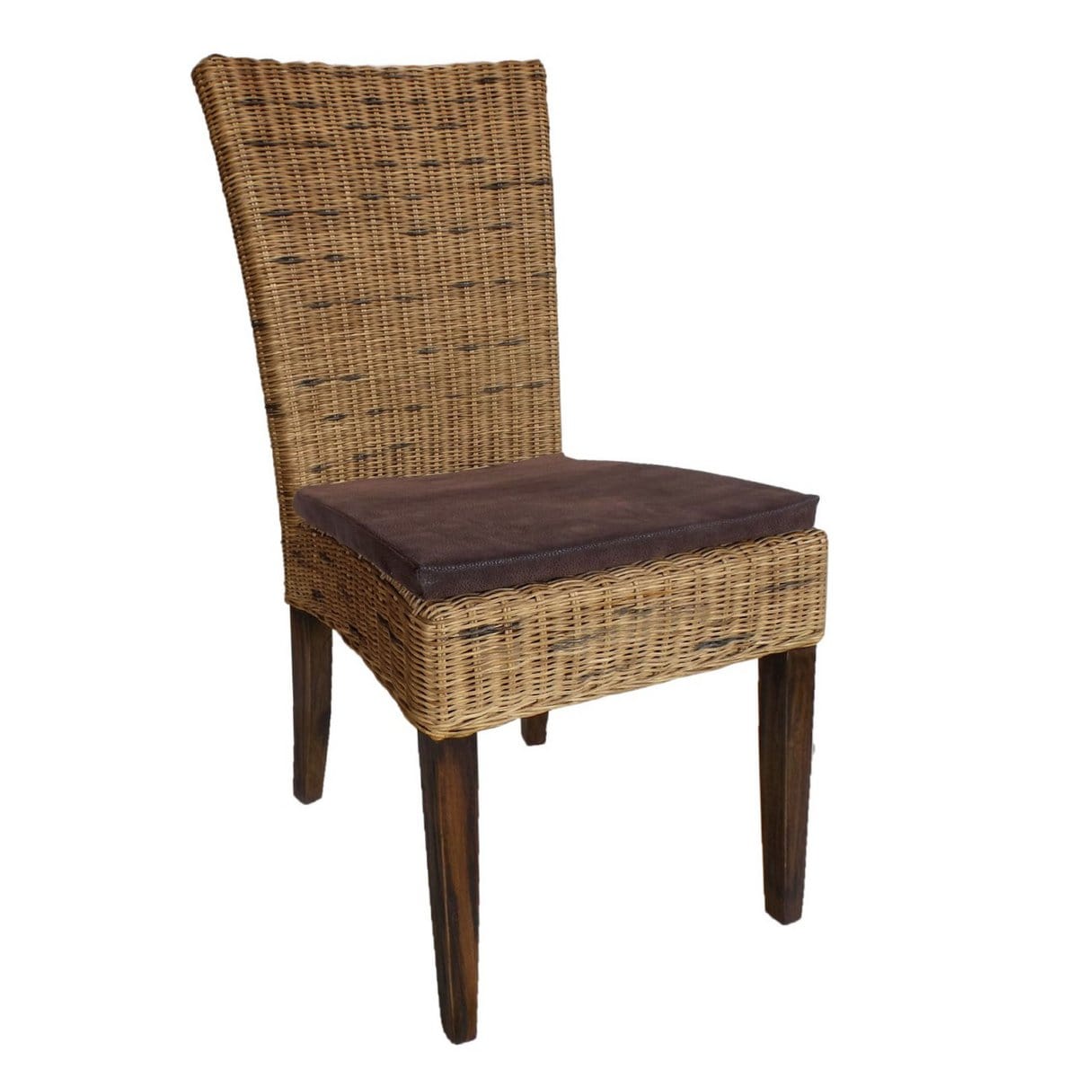 Voglrieder kreatives Wohnen Eetkamerstoel rotan stoel wintertuin rieten stoel Cardine cabana bruin