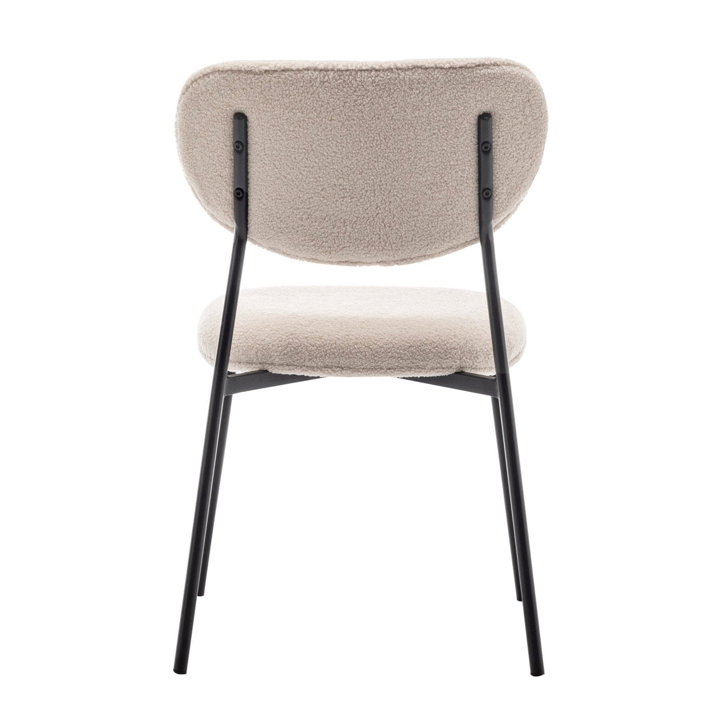 Criks Design Eetkamerstoel set van 4 - Amalia - Teddy Beige - Stof