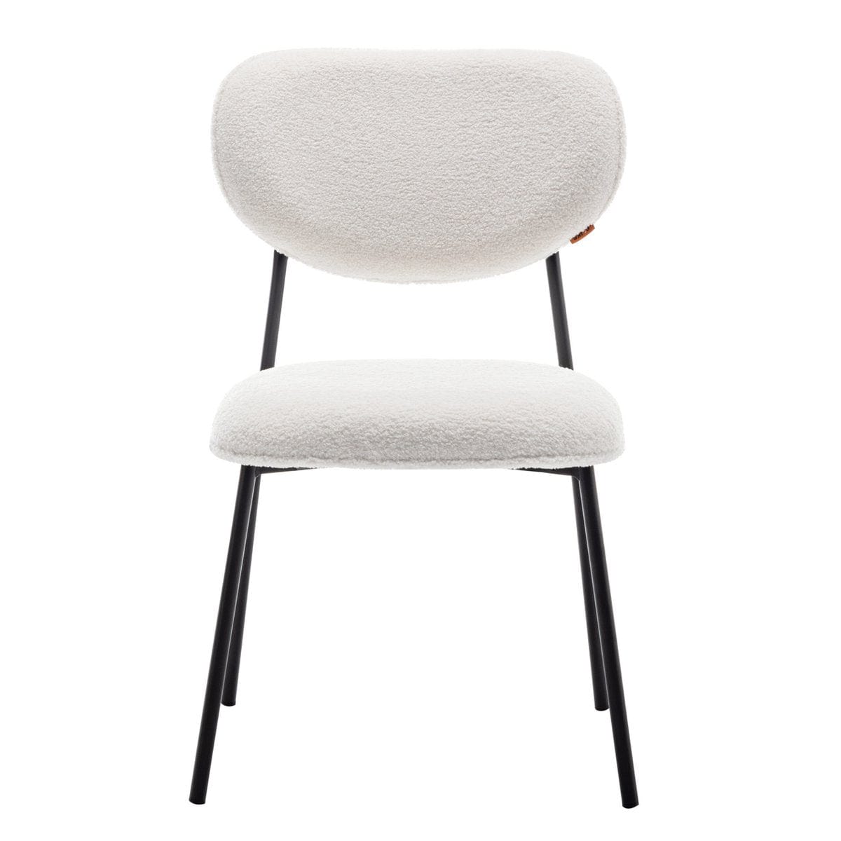 Criks Design Eetkamerstoel set van 4 - Amalia - Teddy Creme - Stof