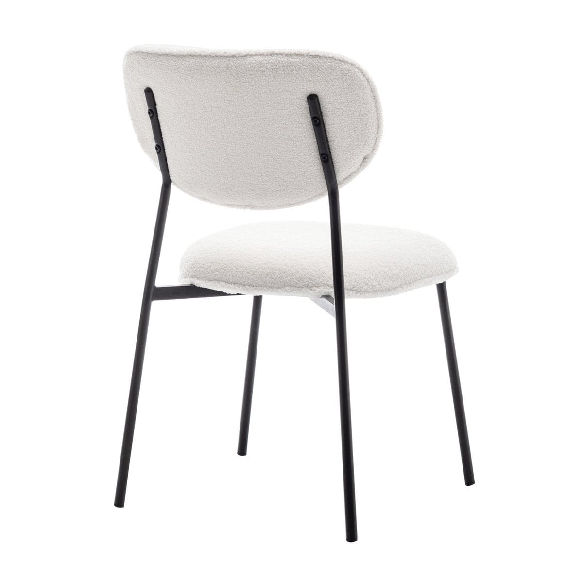 Criks Design Eetkamerstoel set van 4 - Amalia - Teddy Creme - Stof