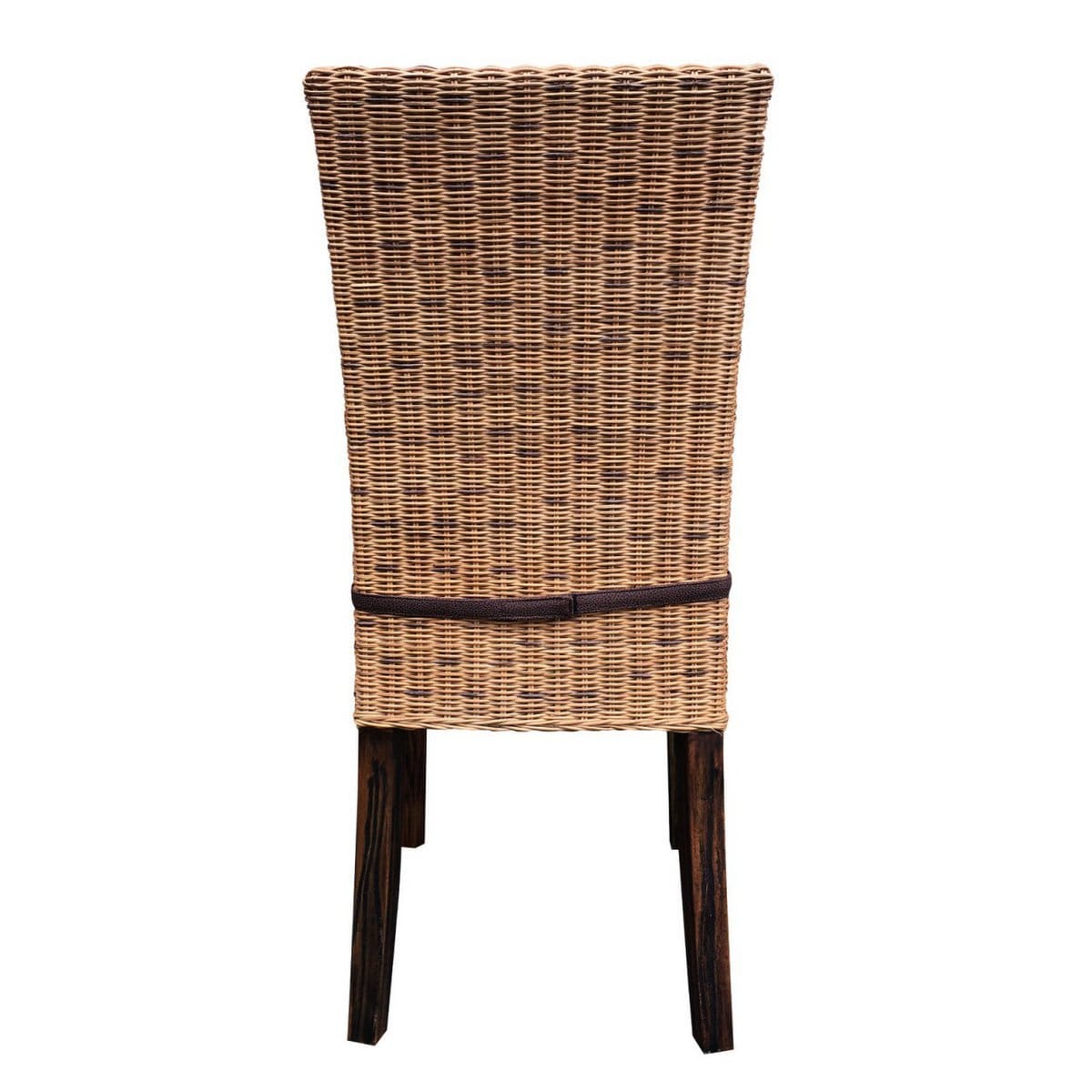 Voglrieder kreatives Wohnen Eetkamerstoelen rotan stoelen wintertuin Cardine 4 stuks cabana met/zonder zitkussen bruin