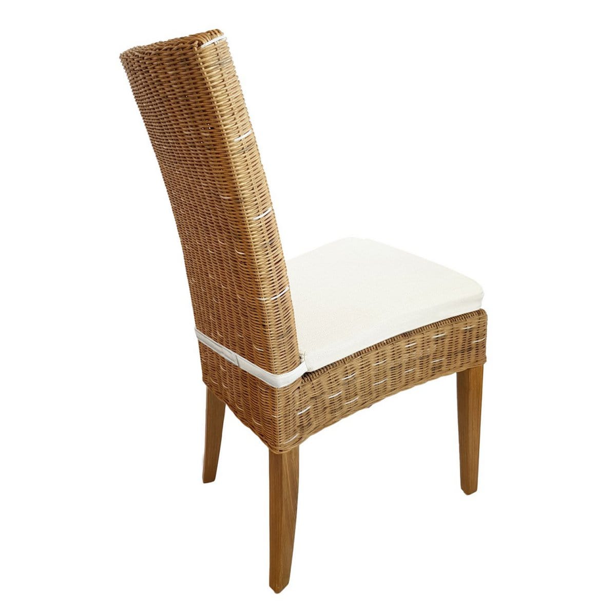 Voglrieder kreatives Wohnen Eetkamerstoelen rotan stoelen wintertuin rieten stoelen Cardine 6 stuks cappuccino