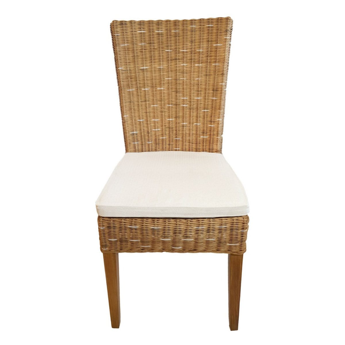 Voglrieder kreatives Wohnen Eetkamerstoelen rotan stoelen wintertuinstoelen rieten stoelen Cardine 4 stuks stoel capuccino
