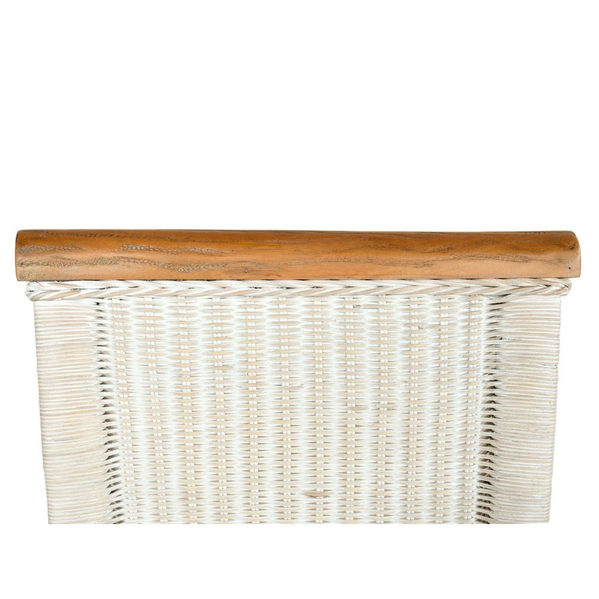 Voglrieder kreatives Wohnen Eetkamerstoelen set met armleuningen 2 stuks rotan stoelen wit Perth