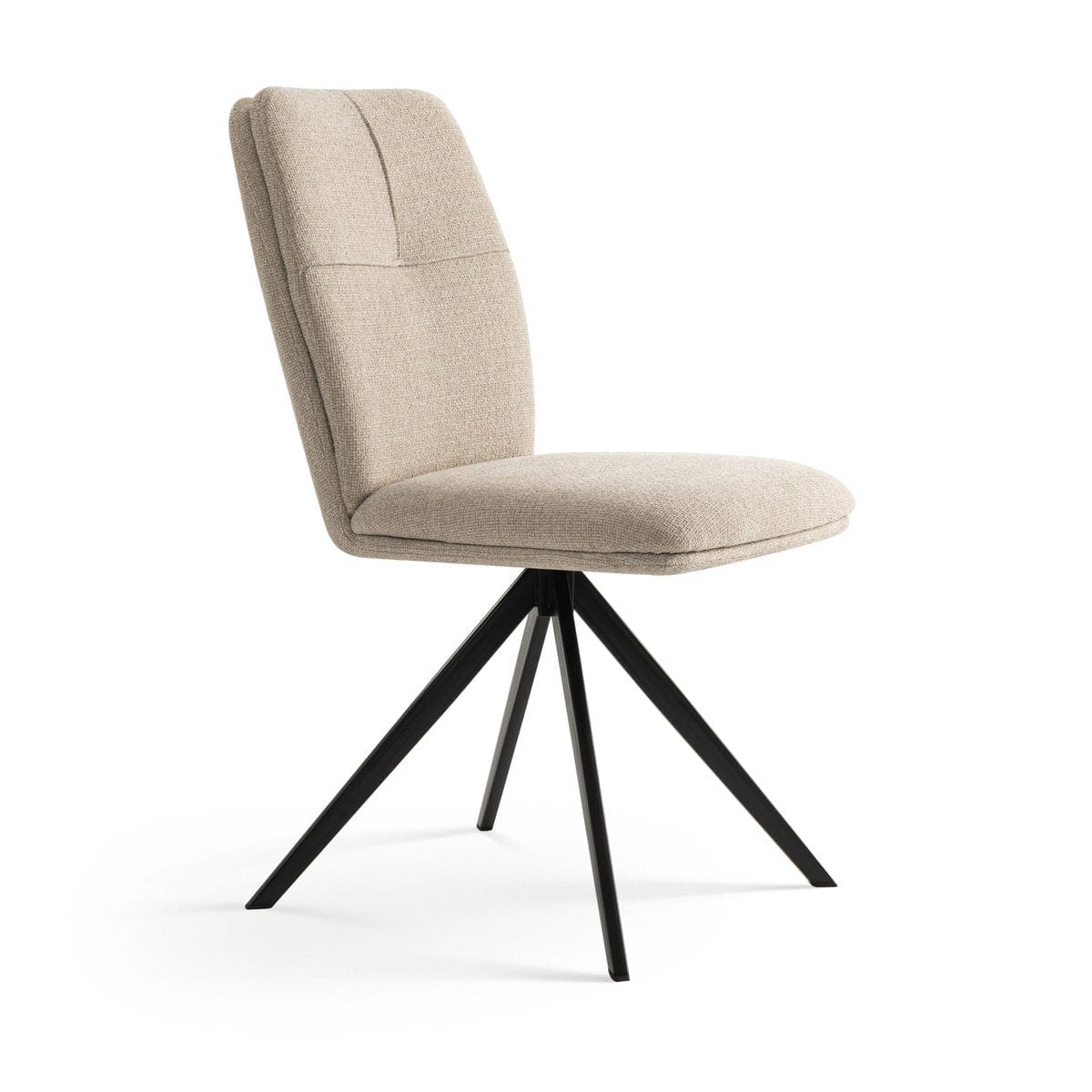 Criks Design Eetkamerstoelen set van 2 - Emma - Beige - Stof