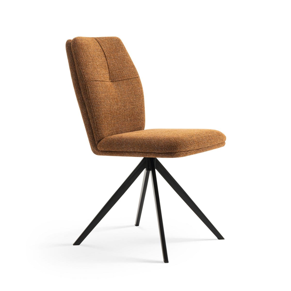Criks Design Eetkamerstoelen set van 2 - Emma - Oker Geel - Stof