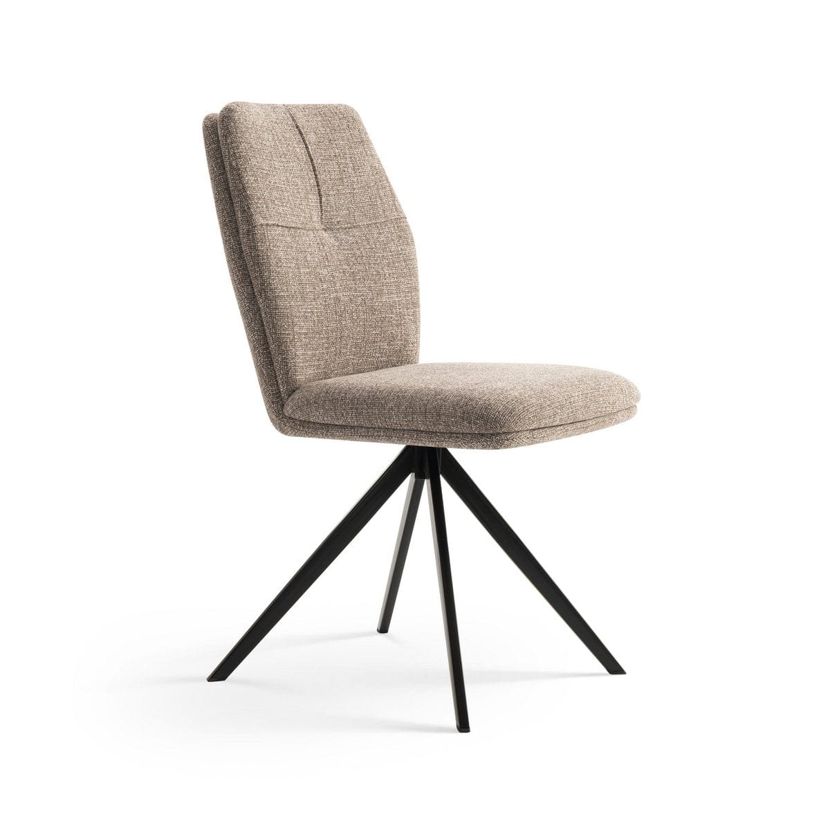 Criks Design Eetkamerstoelen set van 2 - Emma - Taupe - Stof