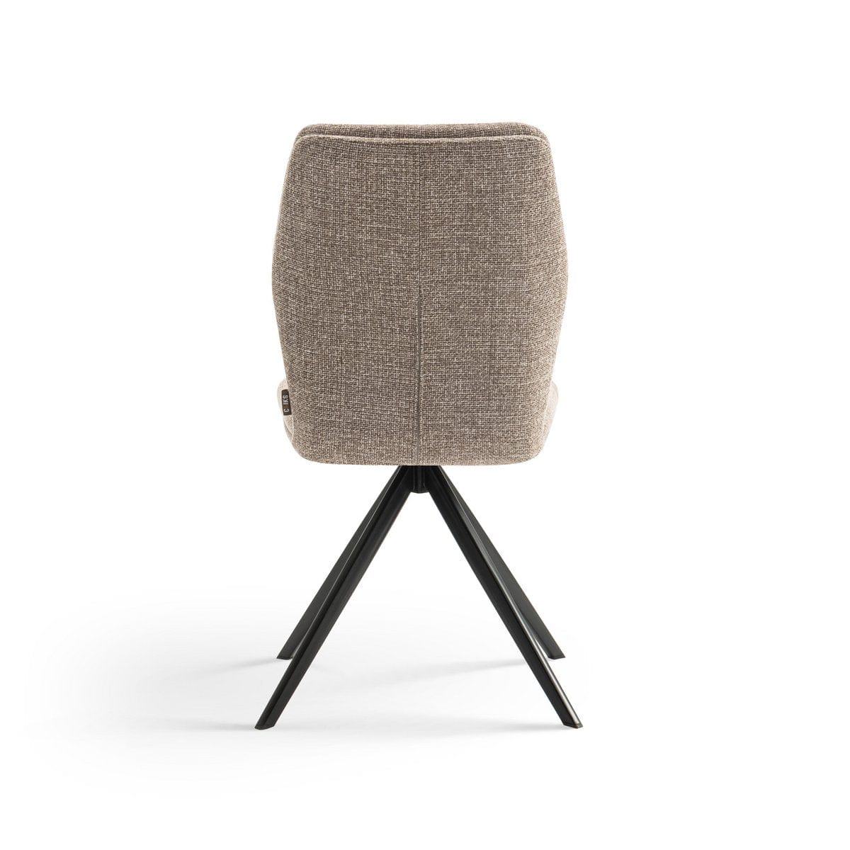 Criks Design Eetkamerstoelen set van 2 - Emma - Taupe - Stof