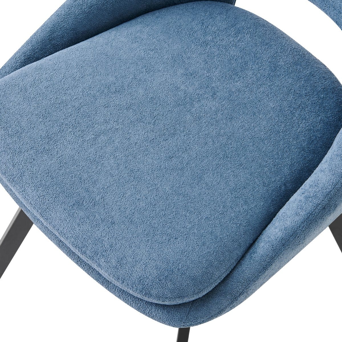 Criks Design Eetkamerstoelen Set van 2 Mila Blauw Stof