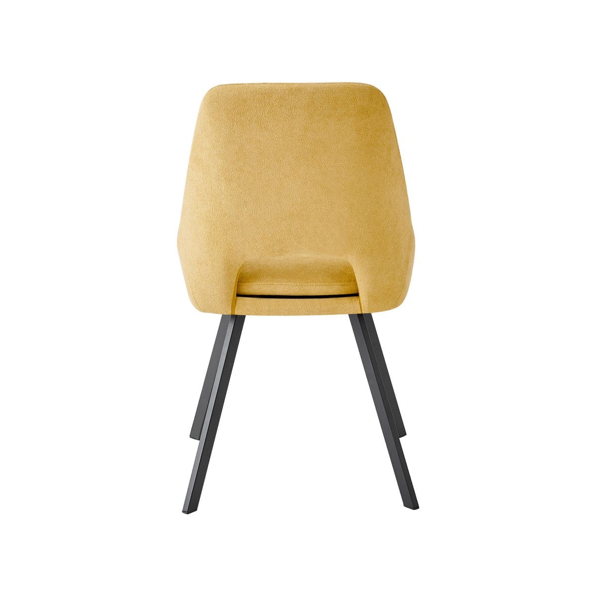 Criks Design Eetkamerstoelen Set van 2 Mila Geel Stof