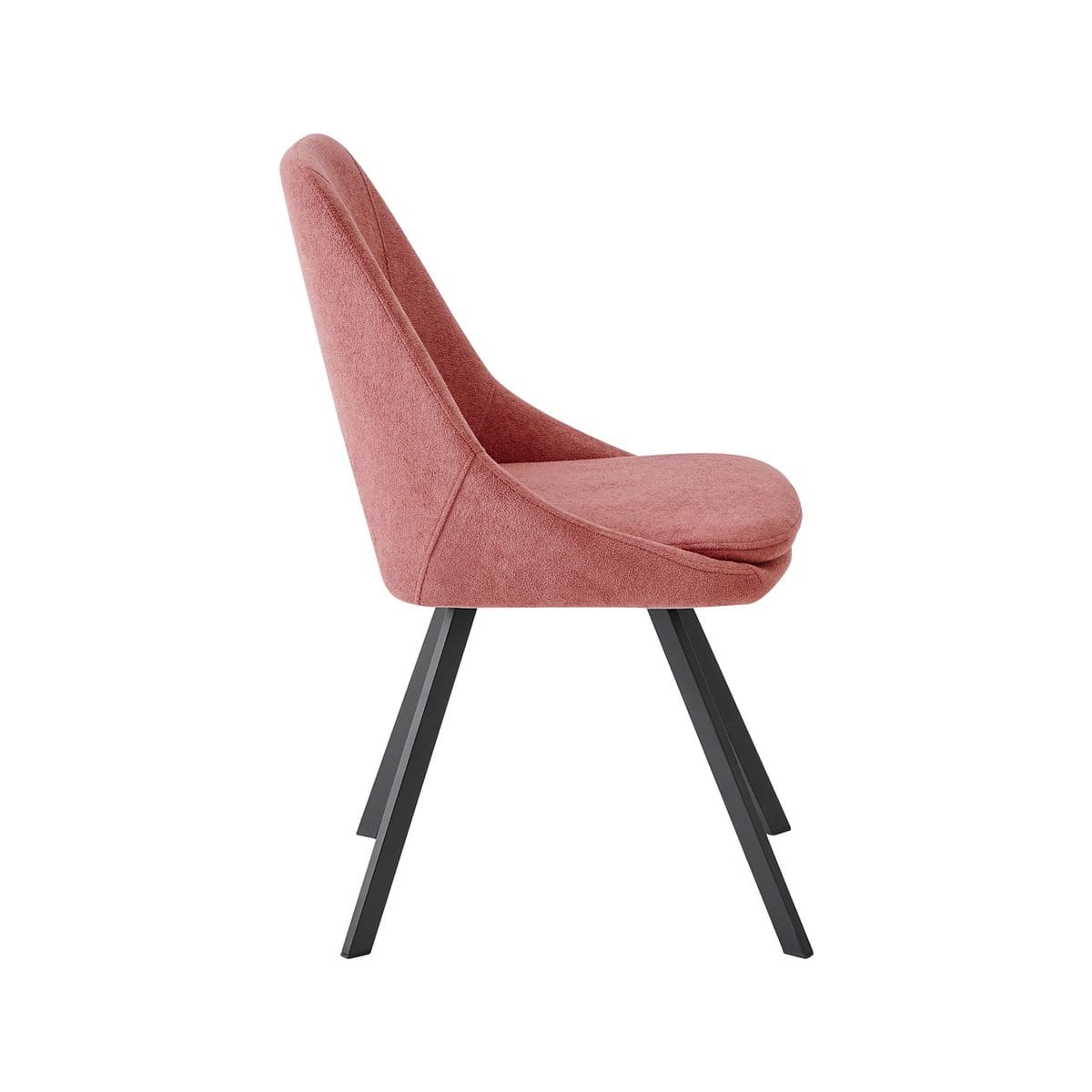 Criks Design Eetkamerstoelen Set van 2 Mila Roze Stof