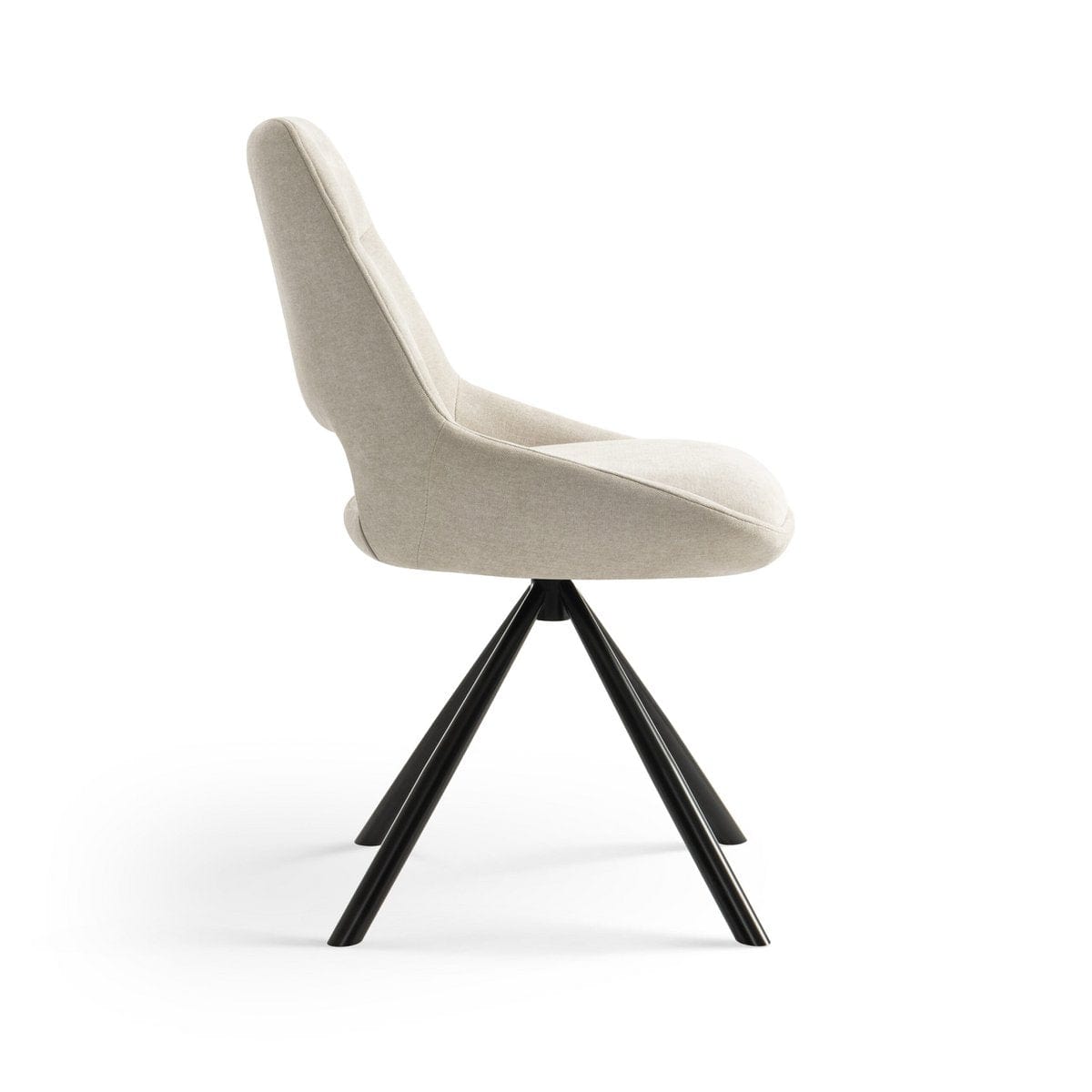 Criks Design Eetkamerstoelen set van 2 - Tosca - Beige - Stof
