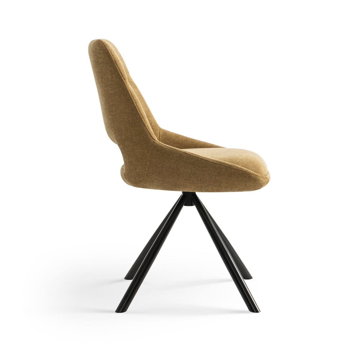 Criks Design Eetkamerstoelen set van 2 - Tosca - Mosterd Geel - Stof